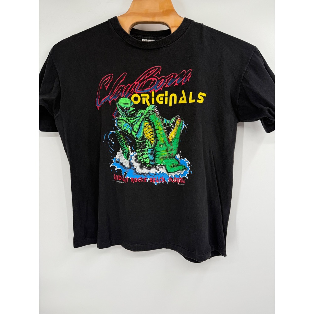 Vintage Creature From Black Lagoon Clayborn Originals Indian Rock Beach Shirt XL